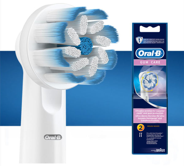ORAL B Gum Care Tooth Brush Replace Head 2pk