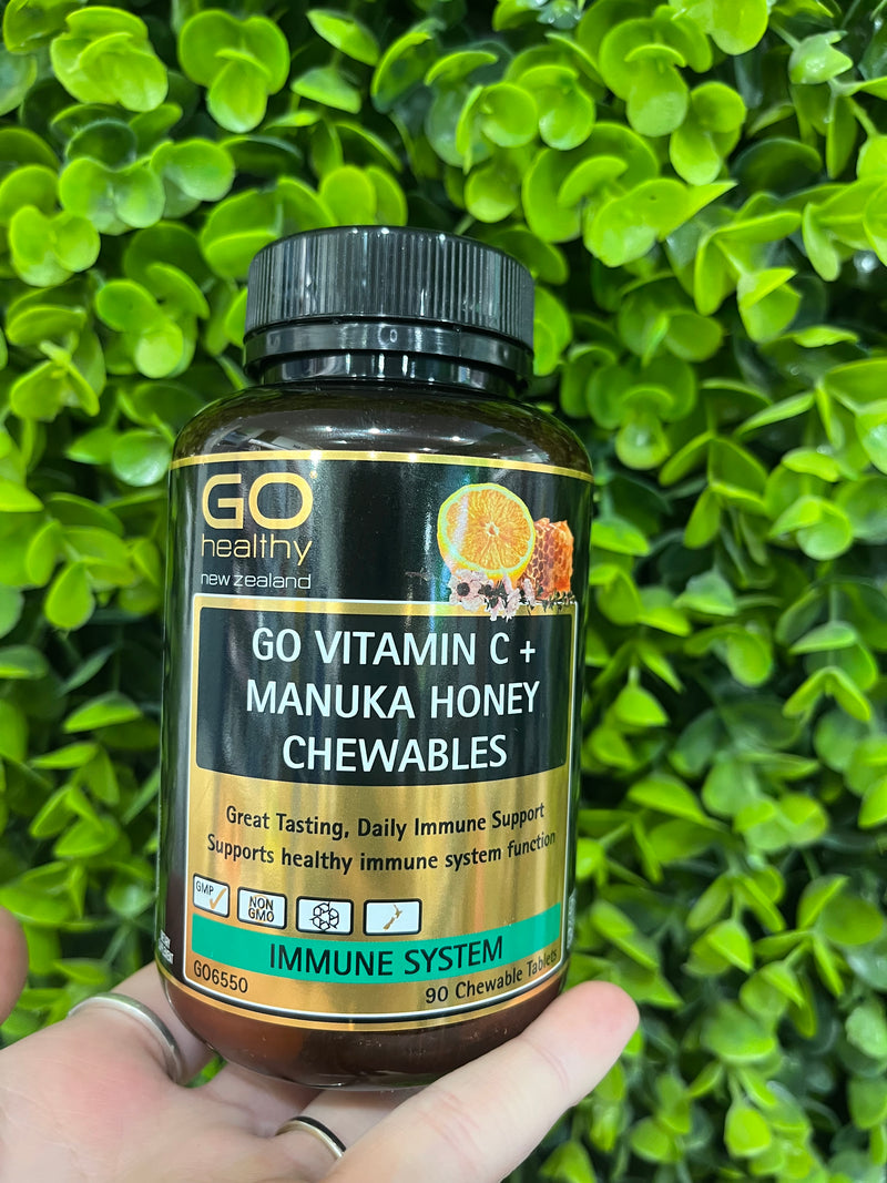 GO Vit C + Manuka Honey Chew 90s