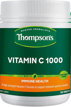 Thompson's Vit C 1000mg Chewable 150tabs