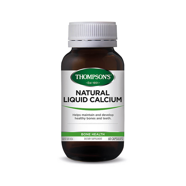 Thompson's Natural Liquid Calcium 60caps