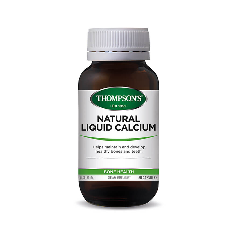Thompson's Natural Liquid Calcium 60caps