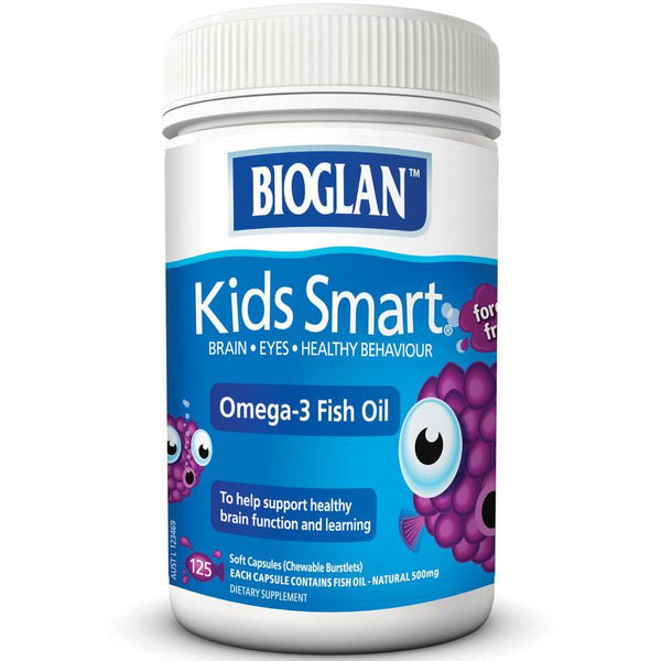 BIOGLAN Kids Smart Fish Oil 125 Soft-gel Capsules