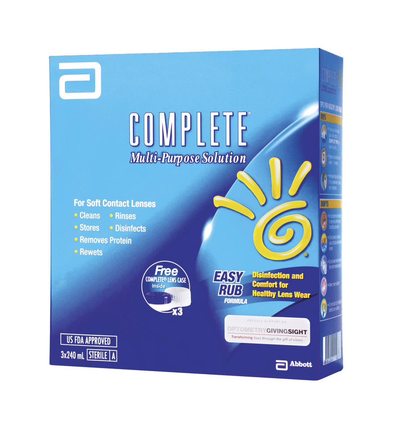 Complete Easy Rub Multi Purpose Solution 3x240ml