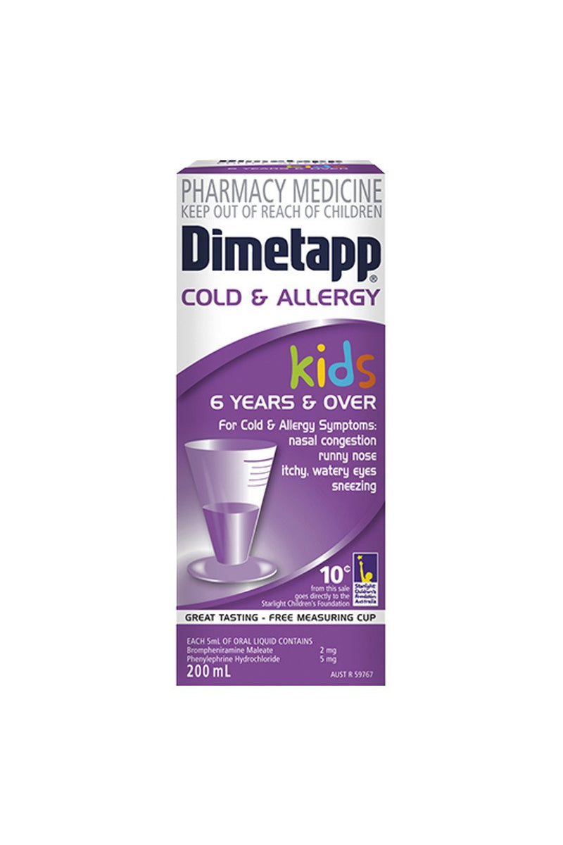 DIMETAPP Cold&Allergy Elxr CF 200ml