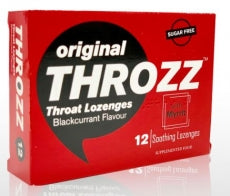 Throzz Blackcurrant Flavour Sugar free 12s