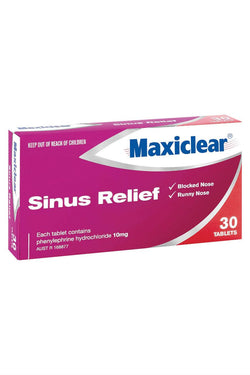 MAXICLEAR Sinus Relief Tabs 30s