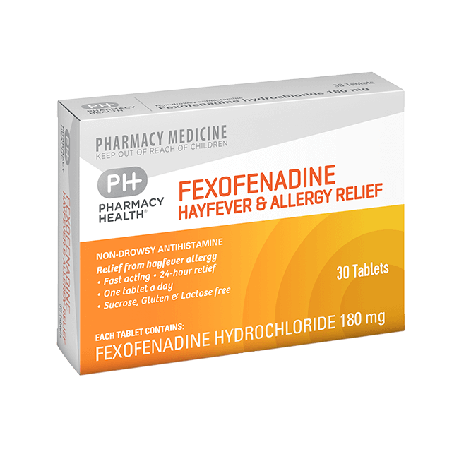 PH Fexofenadine Hayfever & Allergy 30Tab