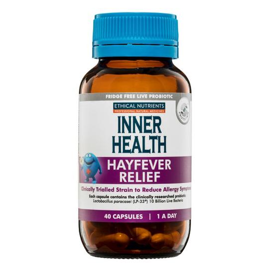 Ethical Nutrients Inner Health Hayfever Relief 40cap