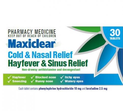 MAXICLEAR Cold & Nasal Hayfever&Sinus 30