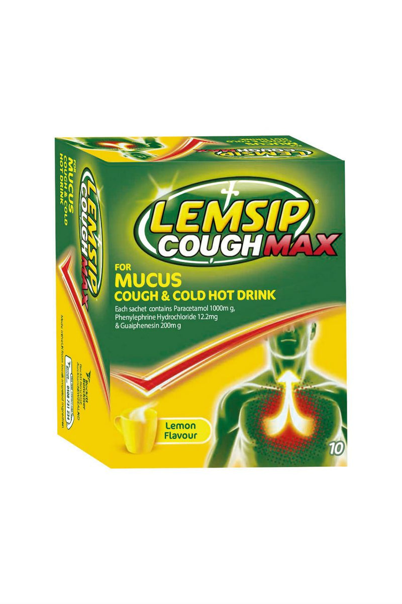 LEMSIP Max Mucus Cough Hot Drink 10