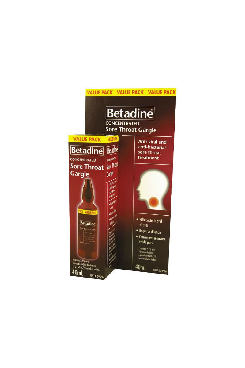 BETADINE Sore Throat Gargle 40ml