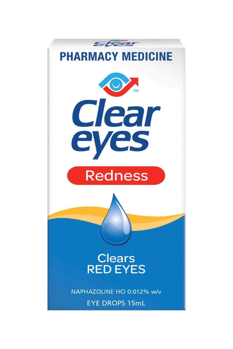Clear Eyes Redness Relief 15 ML Gouttes Soulage Rougeurs Et - Foto 8