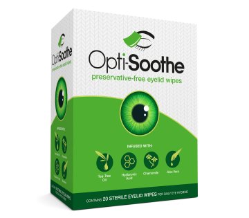 OPTI-SOOTHE Eyelid Wipes 20s