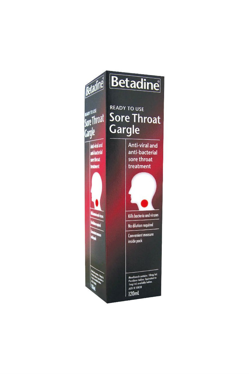 BETADINE Ready To Use Gargle 120ml