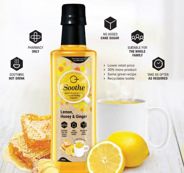 SOOTHE Lemon Honey & Ginger 360ml