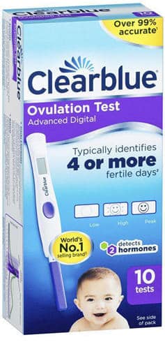 CLEARBLUE Advanced Digital Ovulation Test 10pk