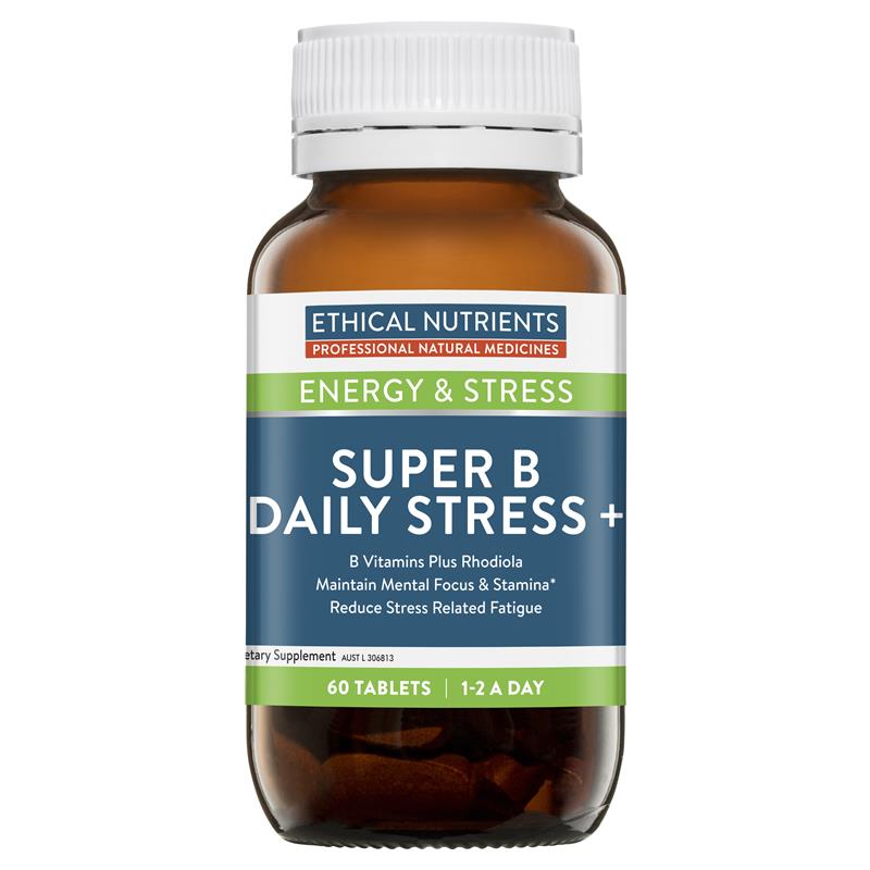 Ethical Nutrients Super B Daily Stress+ 60tabs