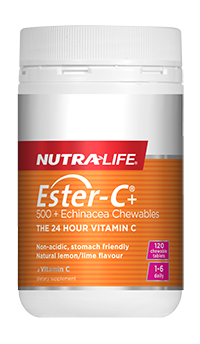 NL Ester C 500mg Echinacea Chew 120