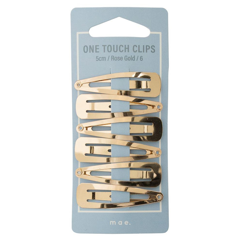 MAE 40-2103RG One Touch Clip 5cm Rose Gold 6