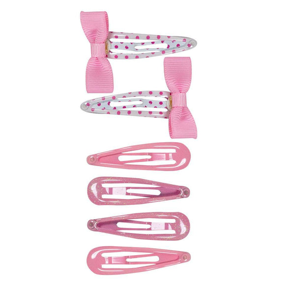MAE 40-3107 1Touch Clip Bow Pink 6