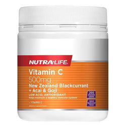 NL Vit C 500mg B/C + Acai&Goji 200T