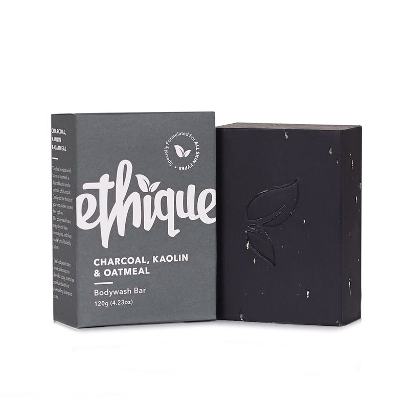 ETHIQUE Body Wash Bar Charcoal Kaolin Oameal 120g