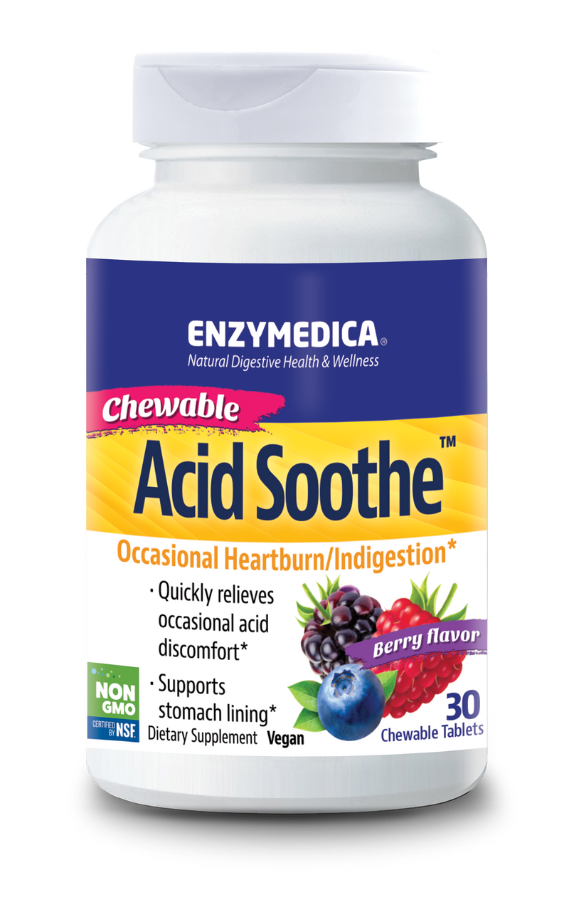 ENZYMEDICA Acid Soothe Chewable 30s