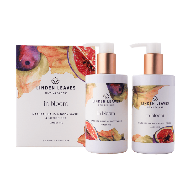 LL IB Wash & Lotion Set Amber Fig