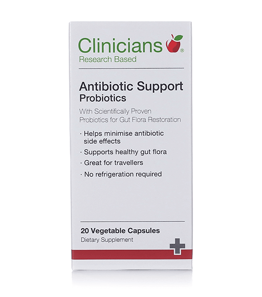 CLINICIANS Antibiotic Support 20 Capsules