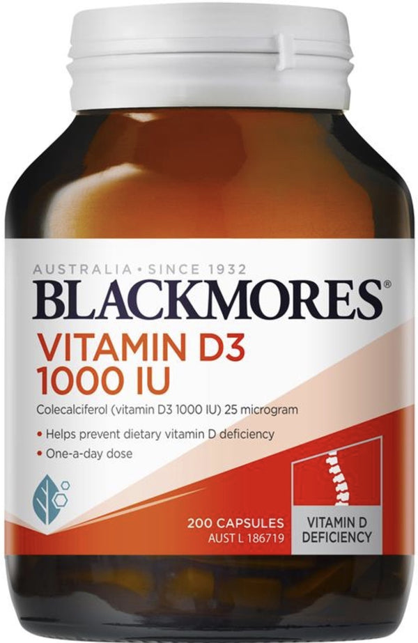 Blackmores Vitamin D3 1000IU 200 caps