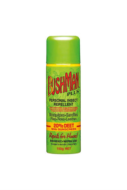 BUSHMAN Plus Aerosol 20% DEET + Sunscreen 150g