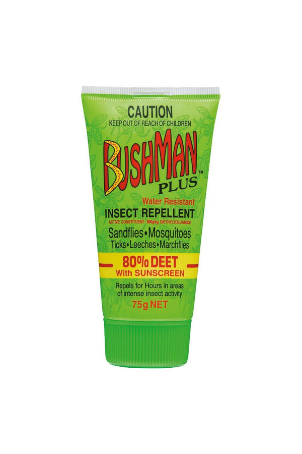 BUSHMAN Plus Dry Gel 80% DEET +Sunscreen 75g