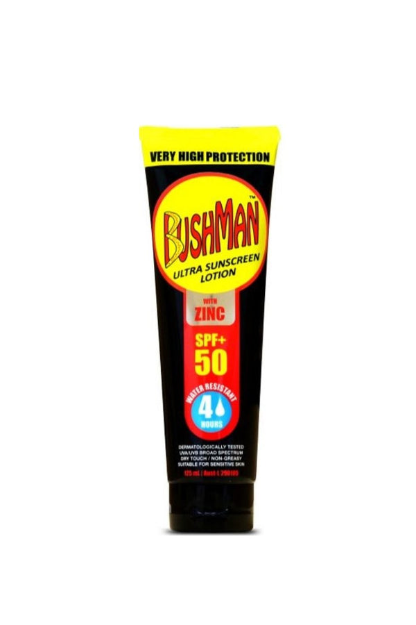 BUSHMAN Ultra Sunscreen Lotion SPF50+ with Zinc 125g