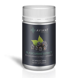 Aviant Blackcurrant Extract + Vitamin C 30 Caps