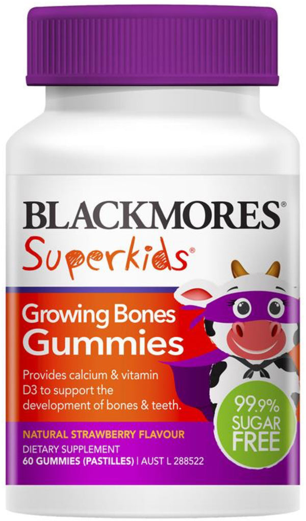Blackmores Superkids Grow Bones Gummies 60s