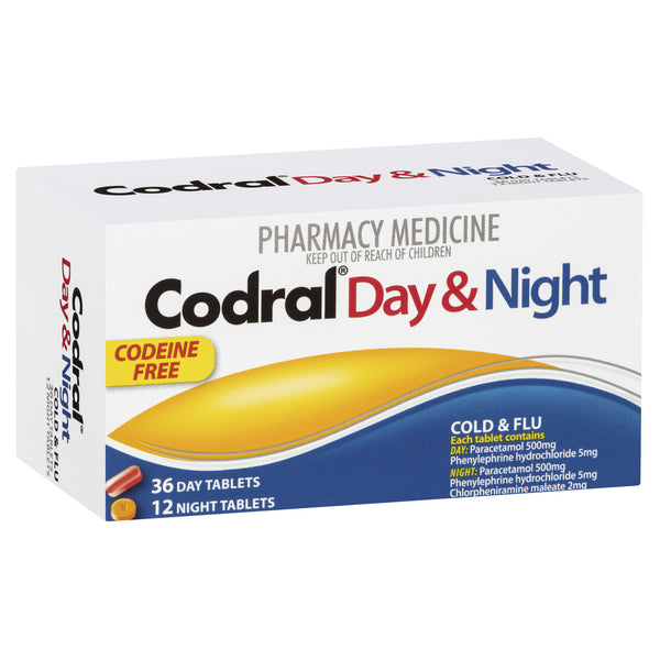 CODRAL PE Day & Night Codeine Free Tabs 48