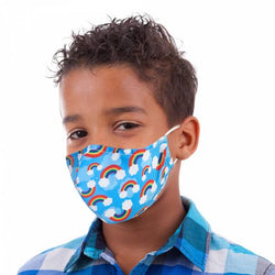 ECO CHIC Face Mask Kids Rainbow Reusable