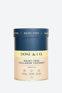 Dose & Co Dairy Free Collagen Creamer Vanilla 340g