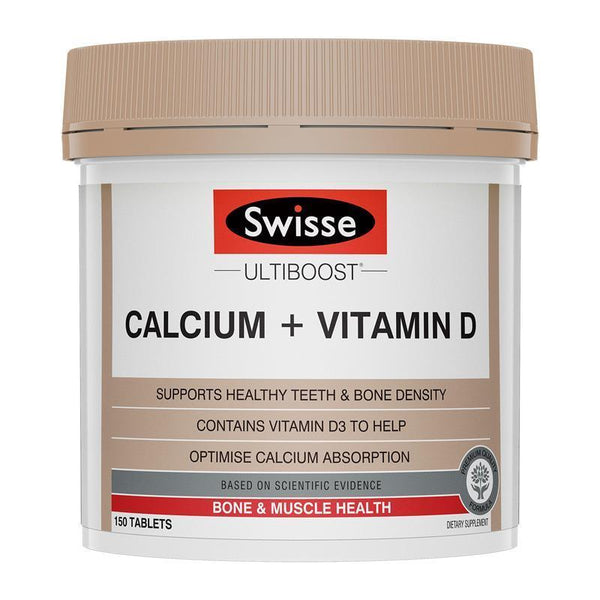 SWISSE UB Calcium + Vit D 150tabs