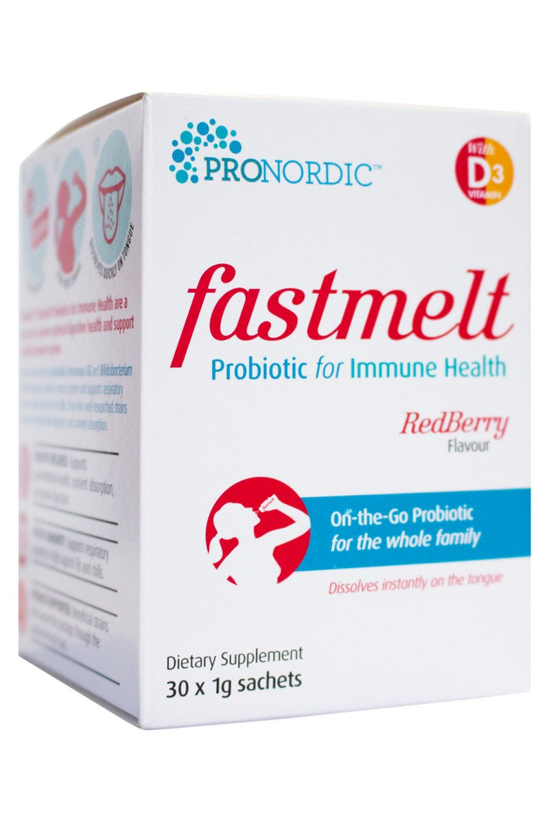 ProNordic Fastmelt Probiotic for Immune Health 30x1g sachets