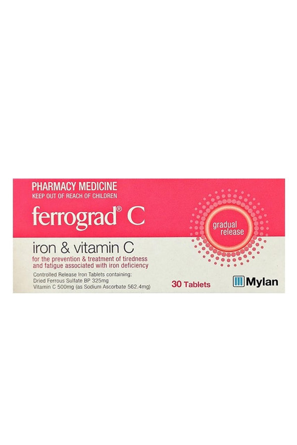 FERROGRAD C 325mg with Vitamin C 500mg 30s