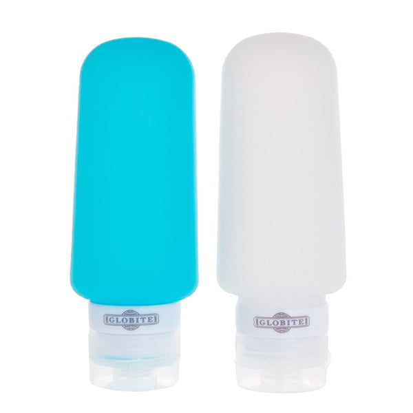 GLO. Silicone Travel Bottles 2pk - 100mL