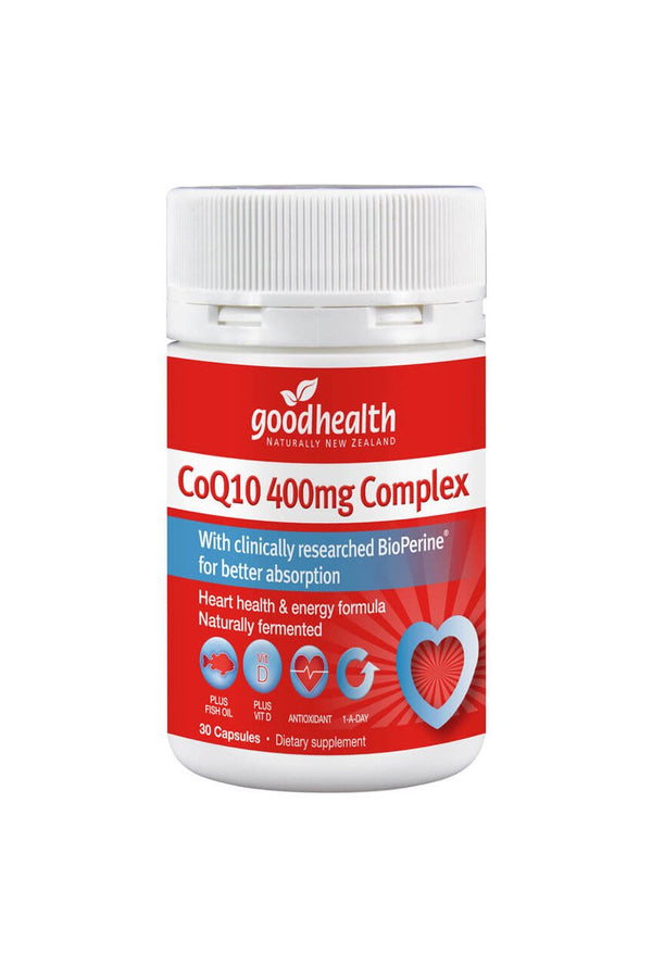 GOOD HEALTH CoQ10 400mg 30 Capsules