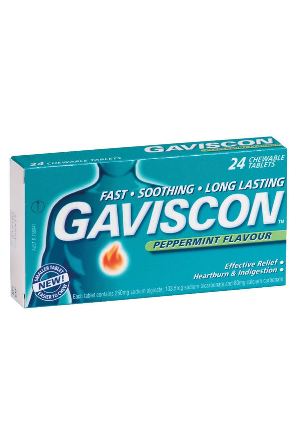 GAVISCON Tabs Peppermint 24s