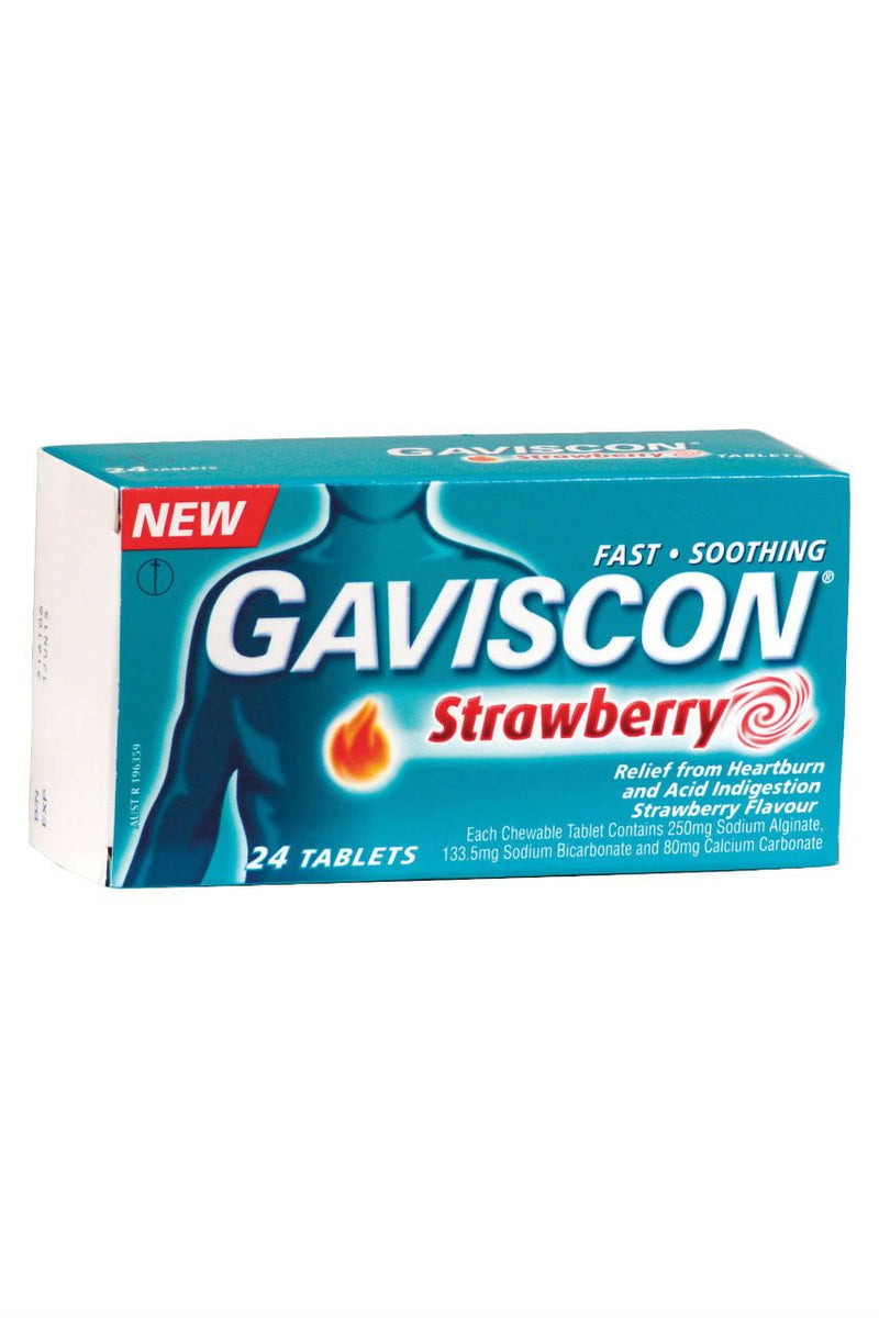 GAVISCON Tabs Strawberry 24s