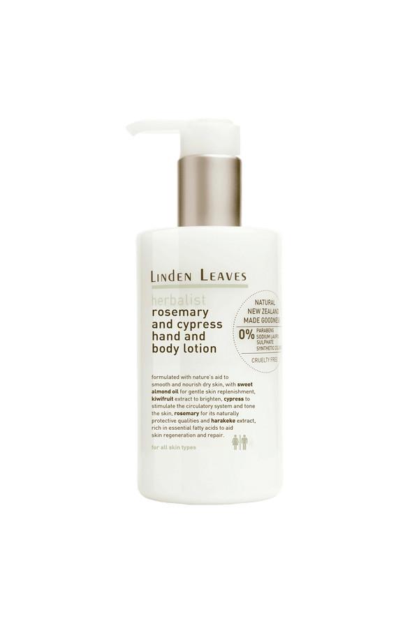 Linden Leaves Rose & Cypress Hand And Body Lotion 300ml