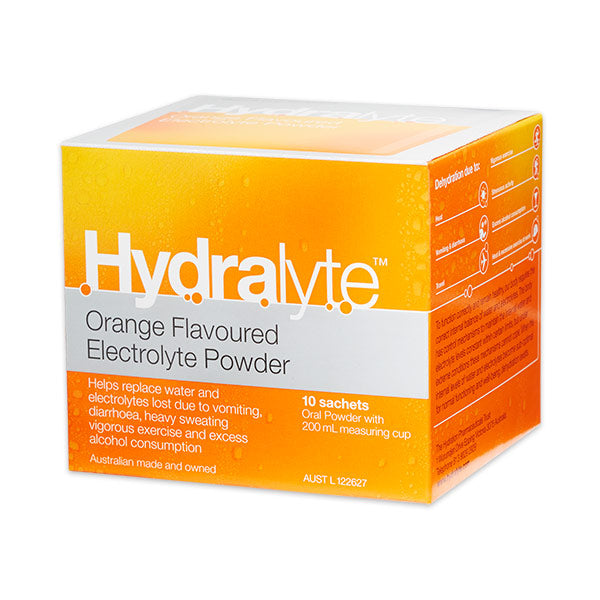 Hydralyte Powder Orange 5G X 10 sachets