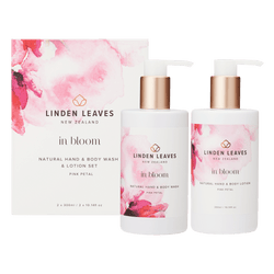 Linden Leaves In Bloom Pink Petal Hand And Body Wash & Lotion Boxed Set 2x300ml