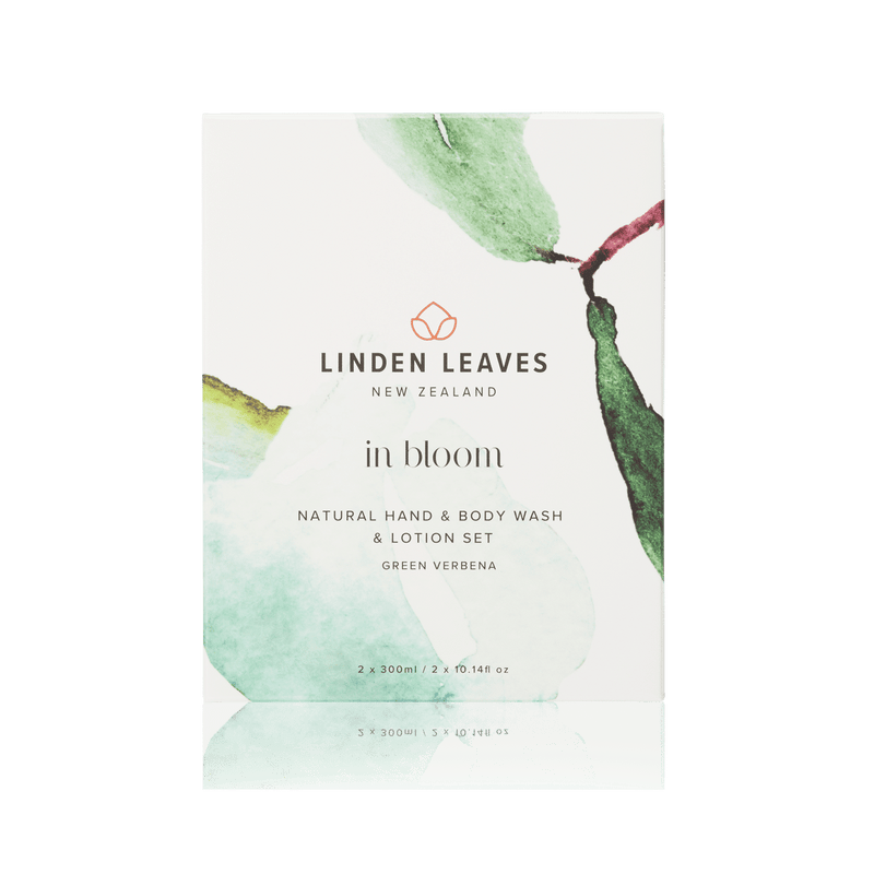 Linden Leaves In Bloom Green Verbena Hand And Body Wash & Lotion Boxed Set 2x300ml