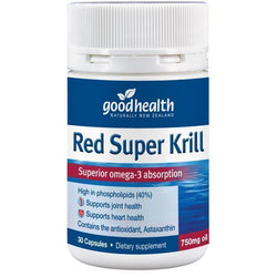 Good Health Red Super Krill 750mg 30caps